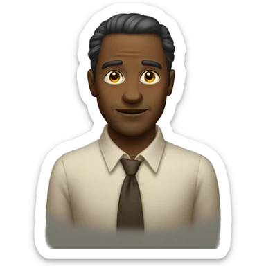 man in the 30s, sticker