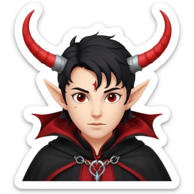 warlock thiefling  sticker