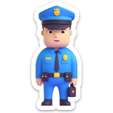 policeman sticker