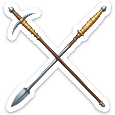 Roman spear sticker