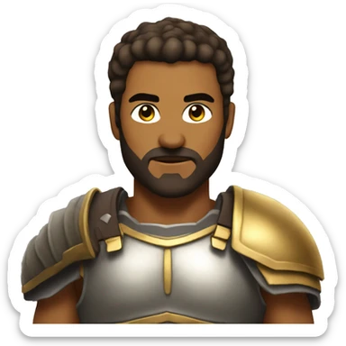 spartan warrior male rpg sticker