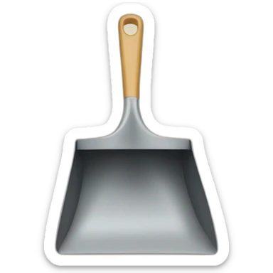 dustpan sticker