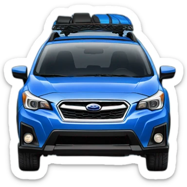 blue subaru crosstrek sticker