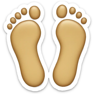 footsteps sticker