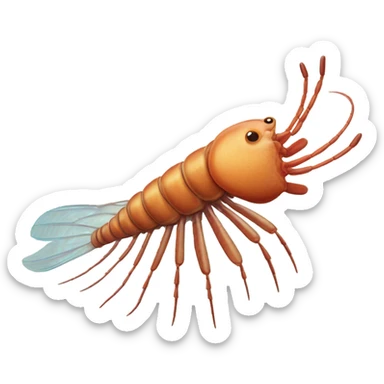 Anomalocaris Shrimp sticker