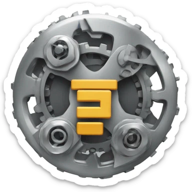 Something design regarding mechanical engineering  sticker