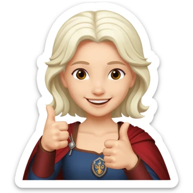 Rhaenyra thumbs up sticker