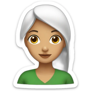 Algerian girl sticker