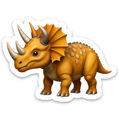 i need some thing like triceratops please more realistic sticker