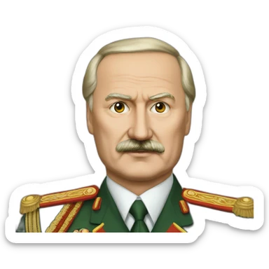Lukashenko dictator sticker
