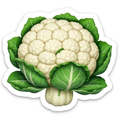 Cauliflower emoji sticker