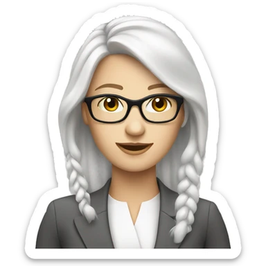 a white-skinned Networking and Personal Brand Consultant sticker