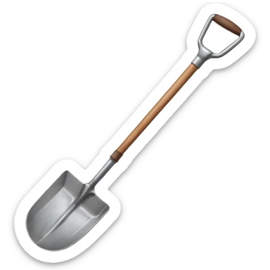 a short shovel sticker