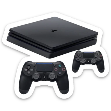 ps4 slim console only sticker