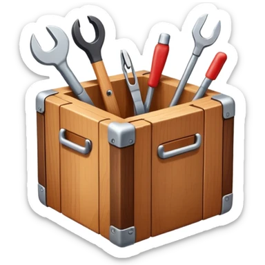 Crafting station cube minecraft sticker