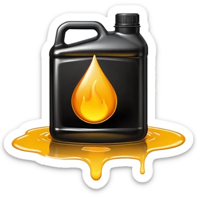 motor yağ sticker