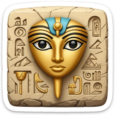 taştan yapılmıs Egyptian bardak çanak sticker