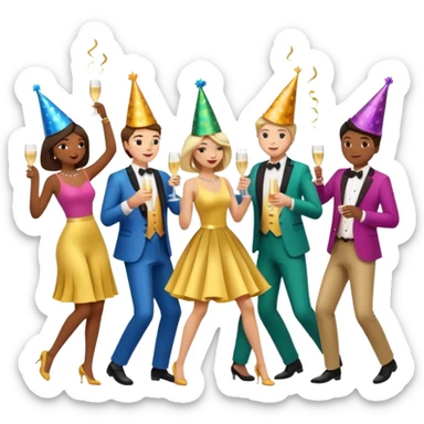 Halay çeken insanlar sticker