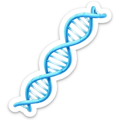 dna double helix sticker