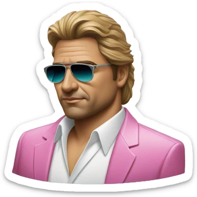 Retro Miami Vice Scarface sticker