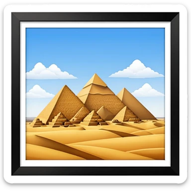 Pyramids of Giza sticker