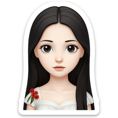 Samara in the ring movie sticker