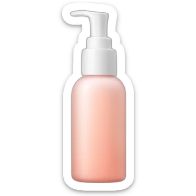 skincare bottle sticker