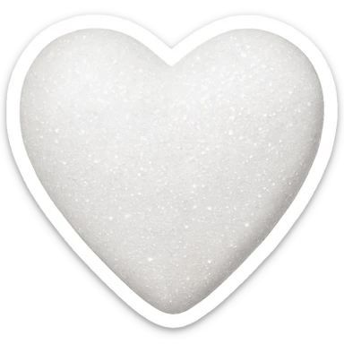 white sparkly girly object, remove background  sticker