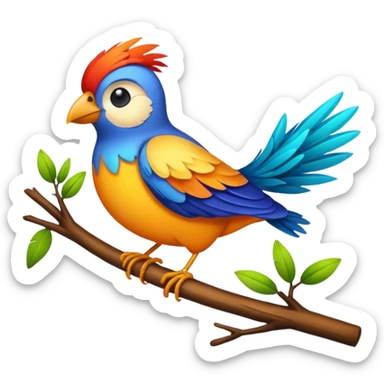 vild bird sticker