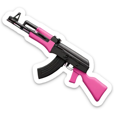 pink ak-47 sticker