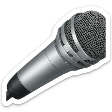 podcast microphone sticker
