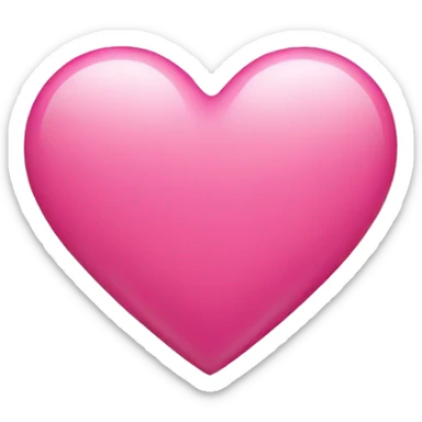 pink heart sticker