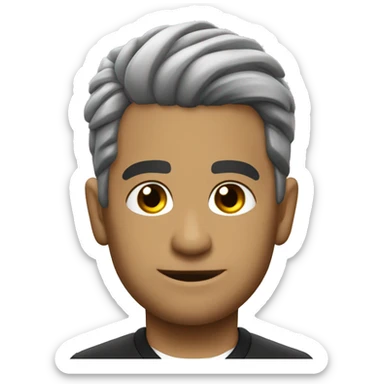 Corinthians pardo e cabelo grisalho sticker