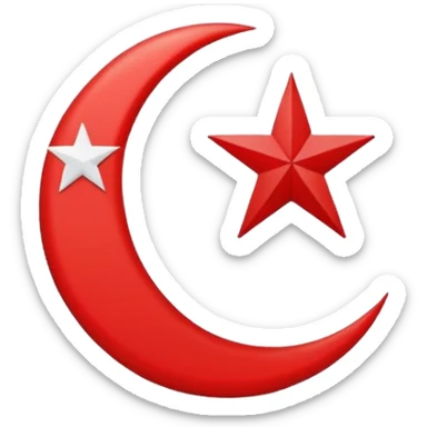 Kuzey kıbrıs bayrağı sticker