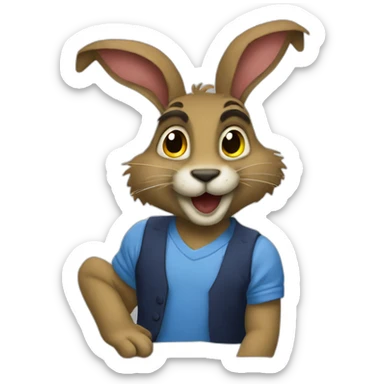 jazz-jackrabbit sticker