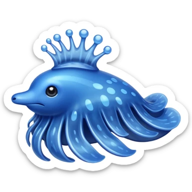 Blue Glaucus sticker