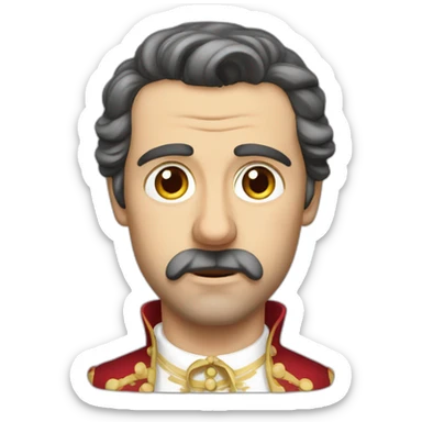 French aristocratic guy upset in sevilla sticker