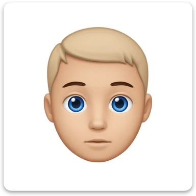 Chulito con círculo azul sticker