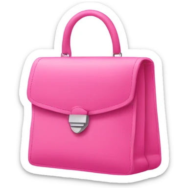 Pink bag sticker