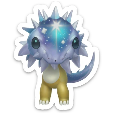 Shiny Starry Wishy Washy Nargacuga-Silvally-Absol-Digimon-fusion sticker