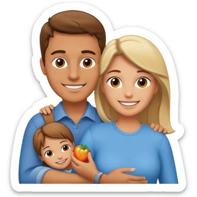 Man carrying women in romantic way  sticker