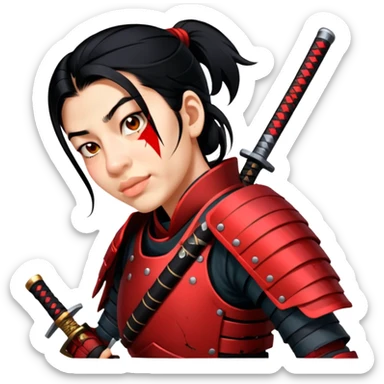 Battle-Ready Samurai sticker