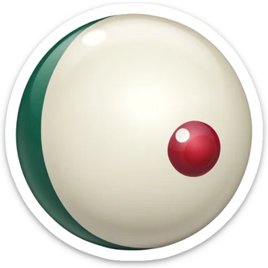 bordeaux biliard ball sticker