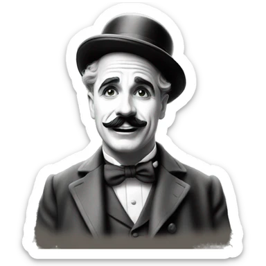 Charlie Chaplin sticker