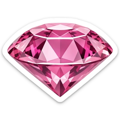 pink diamond sticker