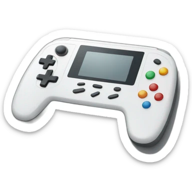 Handheld console sticker