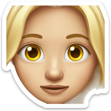 Rosto com olhos grandes e brilhantes, mostrando encanto e fascínio, similar ao '🥺'. sticker