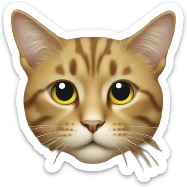 grunge cat sticker