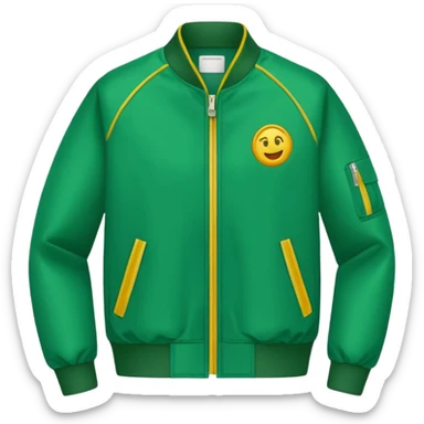 green "master's" jacket emoji sticker