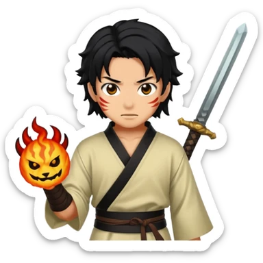 Demon slayer  sticker